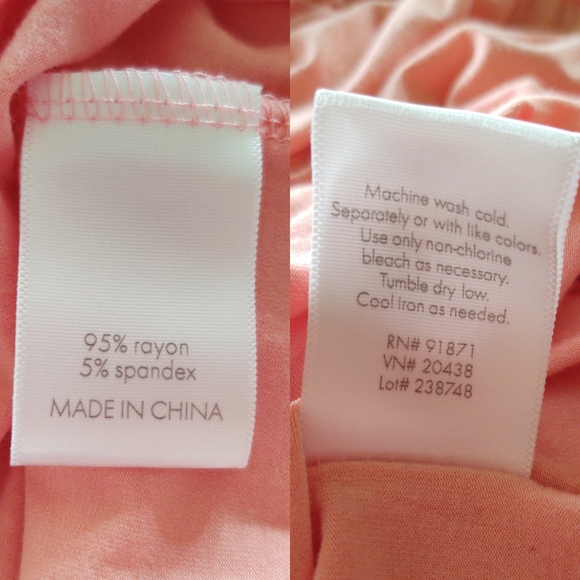 Norm Thompson Coral Pink Sleeveless Maxi Dress Size Medium - Picture 13 of 16